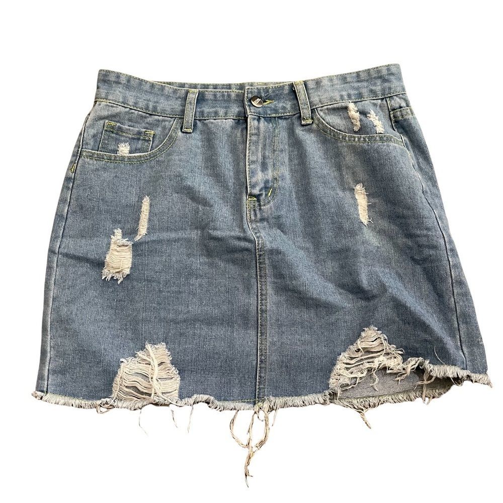 NWOT R line Jeans Wear brand Jean Mini skirt size Large